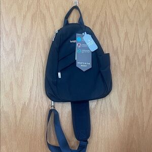 Baggallini Navy Sling Backpack